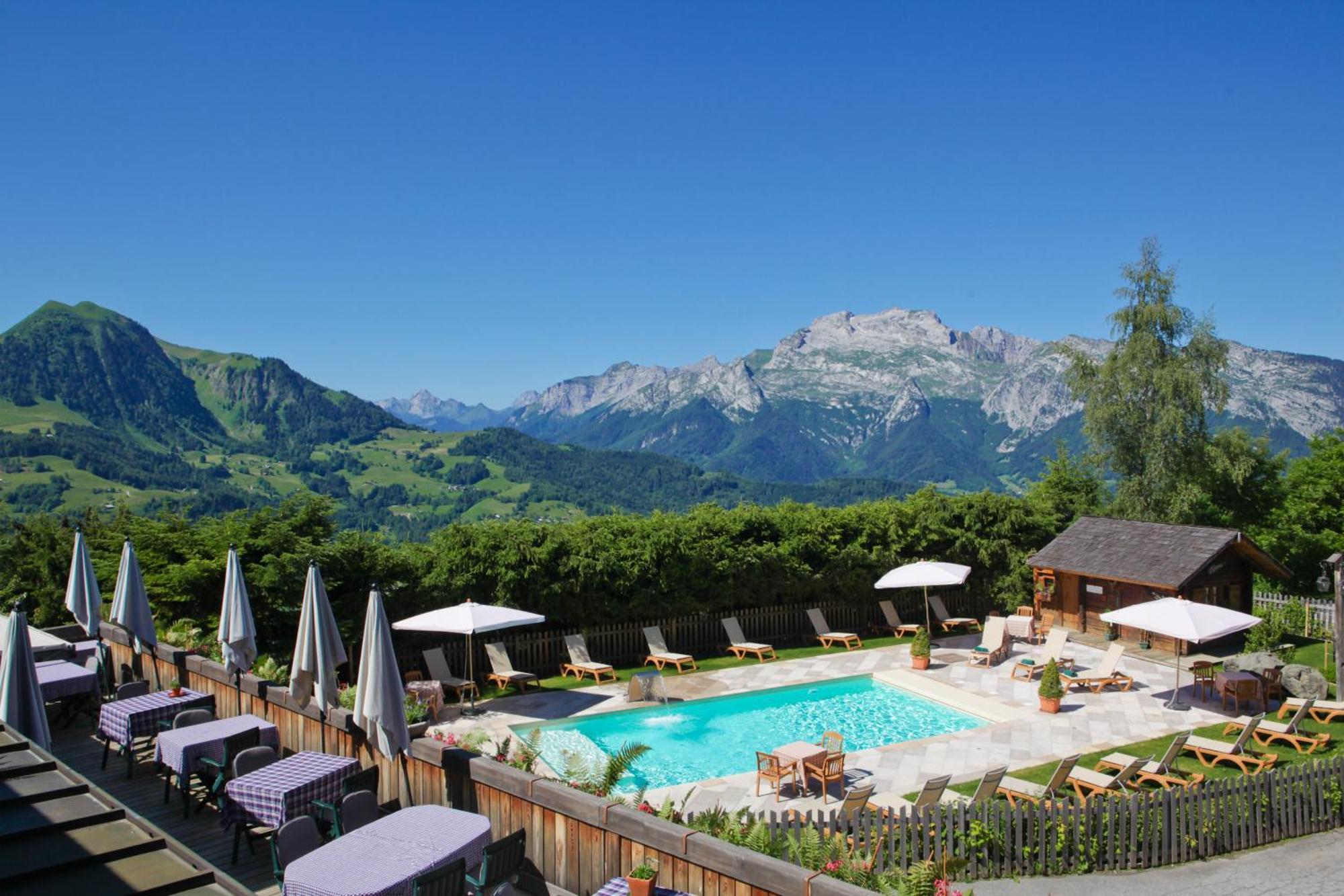 Les Chalets-Hotel De La Croix-Fry Manigod Exteriér fotografie