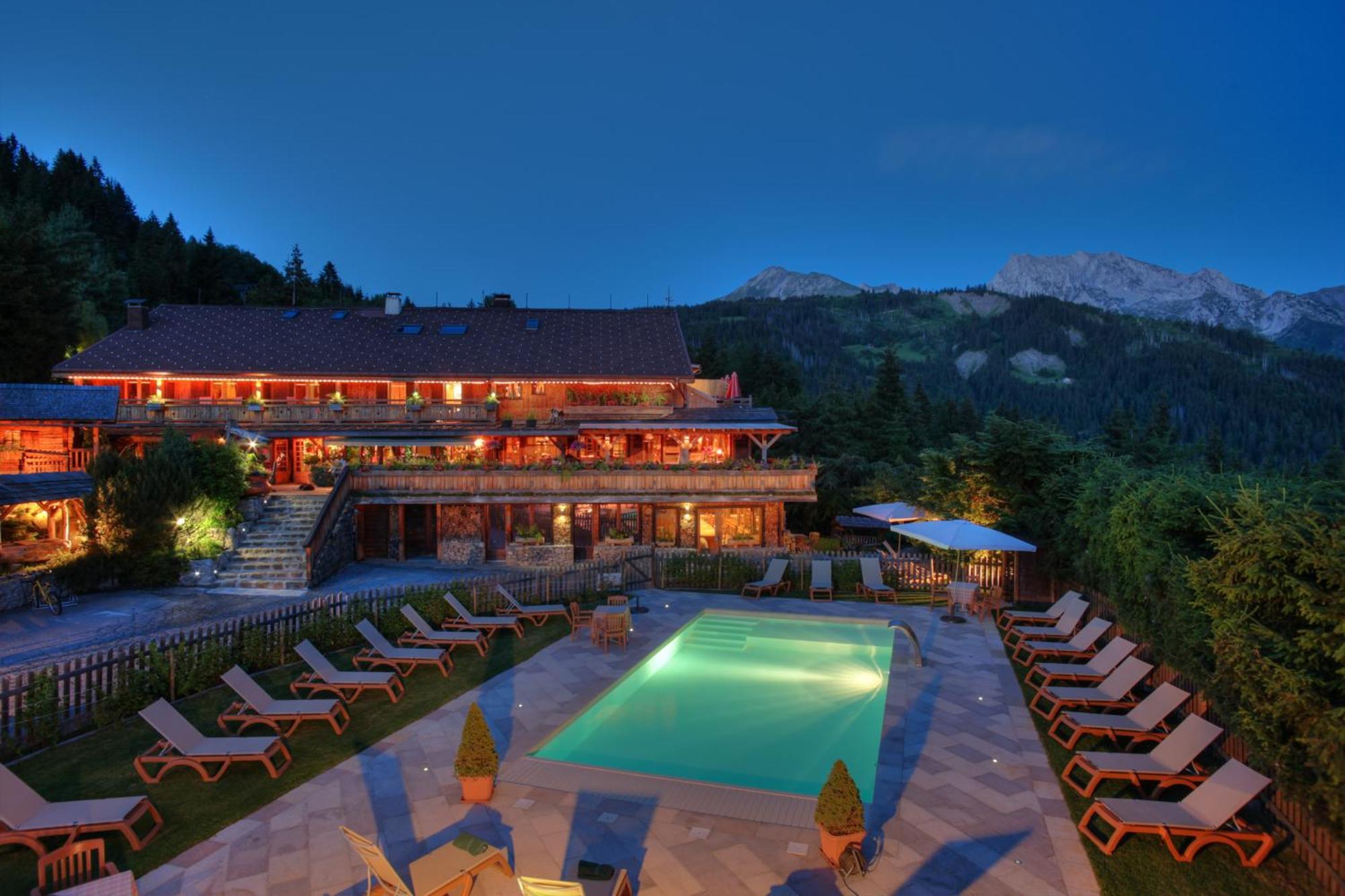 Les Chalets-Hotel De La Croix-Fry Manigod Exteriér fotografie